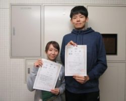 混合4部6ブロック優勝 中山裕貴・鈴木千尋(KKS27)
