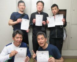 男子団体5部準優勝 TABC(A)